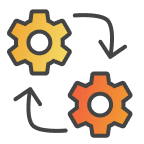 Workflows and automation icon