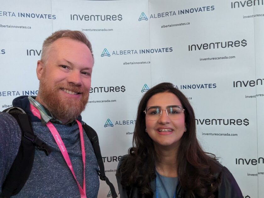 Mark and Rosheen at Inventures