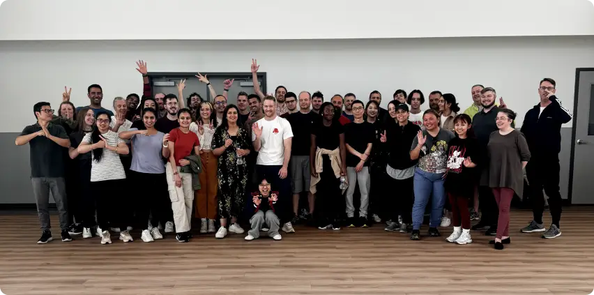 A group shot of the entire Punchcard Team at Punchcard Connects 2024